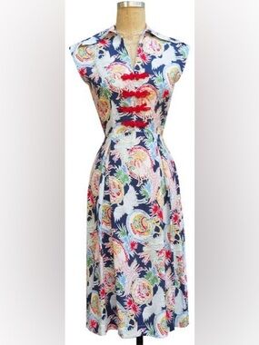 SUPER RARE Trashy Diva Pearl Harbor Day Dress Size 8